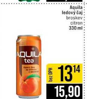 Aquila ledový čaj broskev citron 330 ml