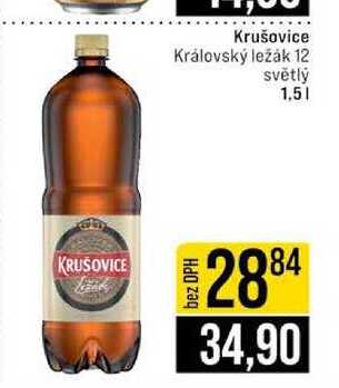 Krušovice Královský ležák 12 světlý 1,5l