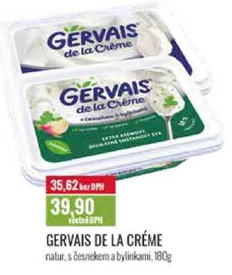 GERVAIS DE LA CRÉME 180g 