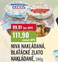 NIVA NAKLÁDANÁ, BLAŤÁCKÉ ZLATO NAKLÁDANÉ, 340g 