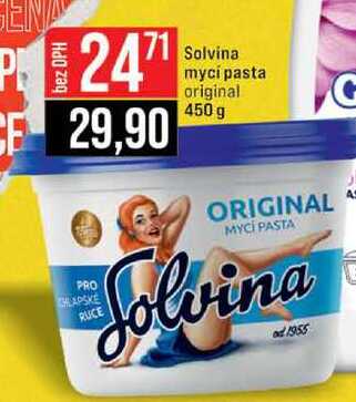 Solvina mycí pasta original 450 g 