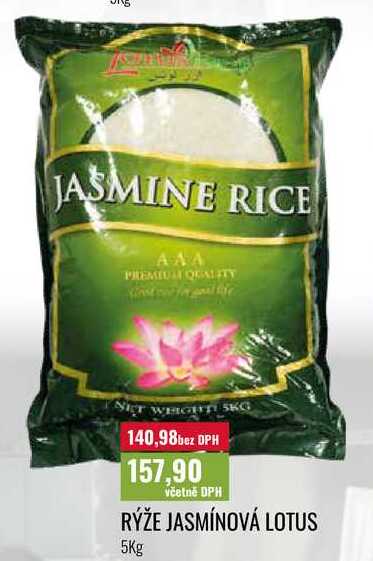 RÝŽE JASMÍNOVÁ LOTUS 5Kg 