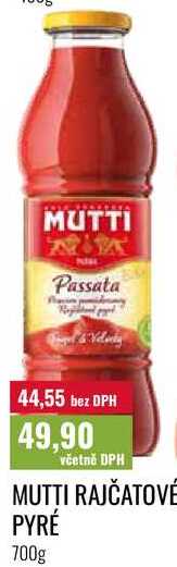 MUTTI RAJČATOVÉ PYRÉ 700g 