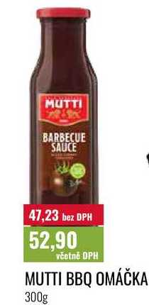 MUTTI BBQ OMÁČKA 300g 