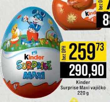 Kinder Surprise Maxi vajíčko 220 g