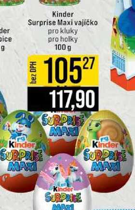 Kinder Surprise Maxi vajíčko pro holky 100 g 