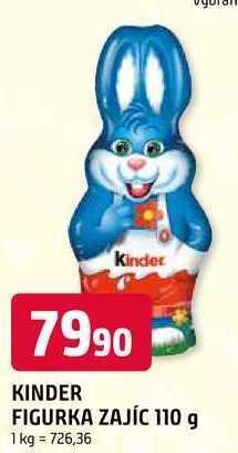 KINDER FIGURKA ZAJÍC 110 g 