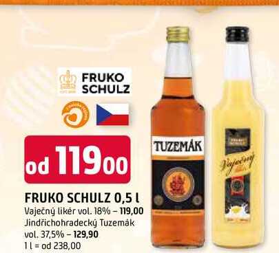 Jindřichohradecký Tuzemāk vol. 37,5% 0,5l