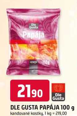 DLE GUSTA PAPÁJA 100 g 