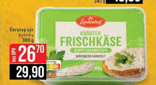 Čerstvý sýr bylinky 300 g 