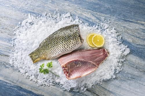 Kapr obecný čerstvý, půlený s kůží, 1 kg