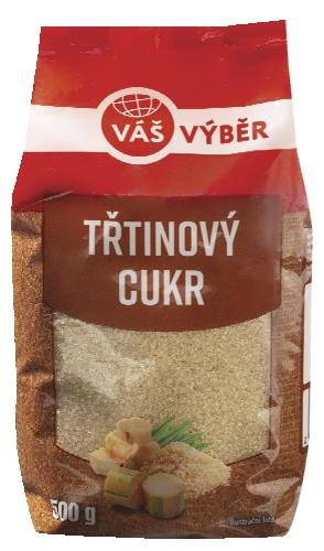 VÁŠ VÝBĚR Třtinový cukr, 500 g