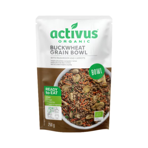 Activus ORGANIC Grain bowl s pohankou a houbami