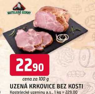 UZENÁ KRKOVICE BEZ KOSTI 100g