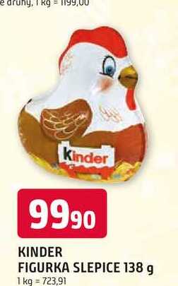 KINDER FIGURKA SLEPICE 138 g  