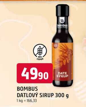 BOMBUS DATE SYRUP DATLOVÝ SIRUP 300 g