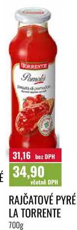RAJČATOVÉ PYRÉ LA TORRENTE 700g 