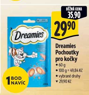   Dreamies Pochoutky pro kočky 60g  