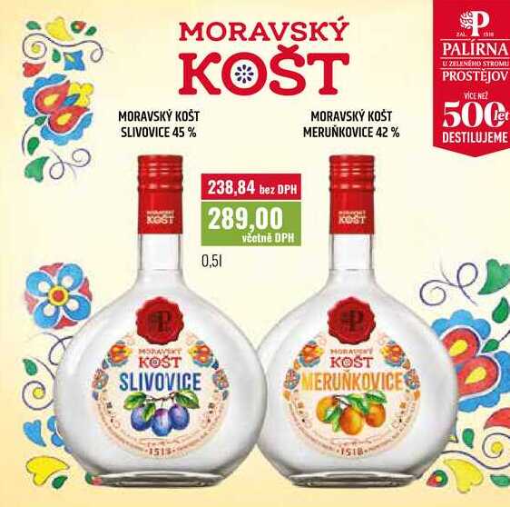 MORAVSKÝ KOŠT 0,5l