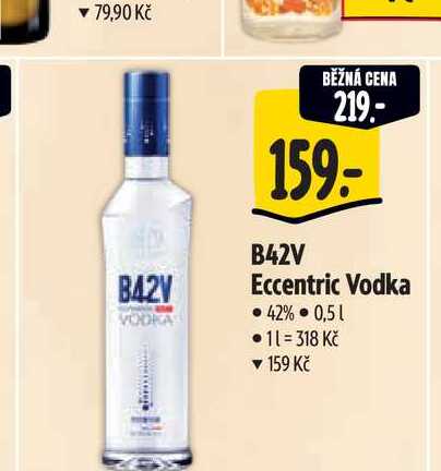  B42V Eccentric Vodka 42% 0,5 l