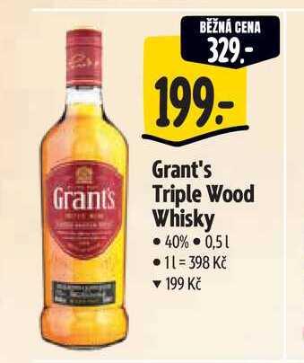  Grant's  Triple Wood Whisky  0,5 l