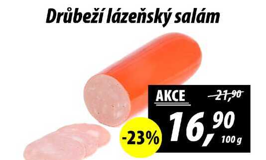 Drůbeží lázeňský salám, 100 g 