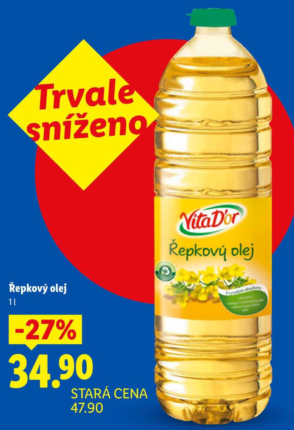 Řepkový olej, 1 l