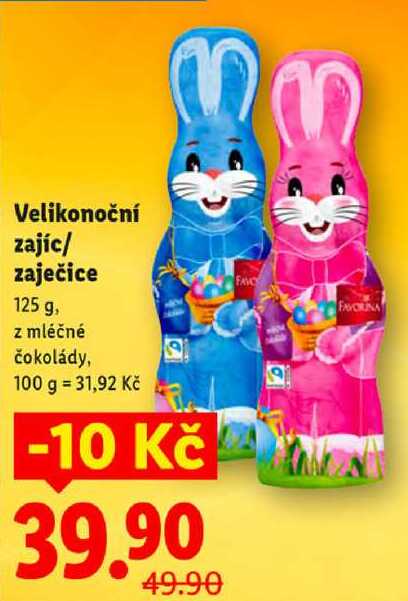 Velikonoční zajíc/zaječice, 125 g