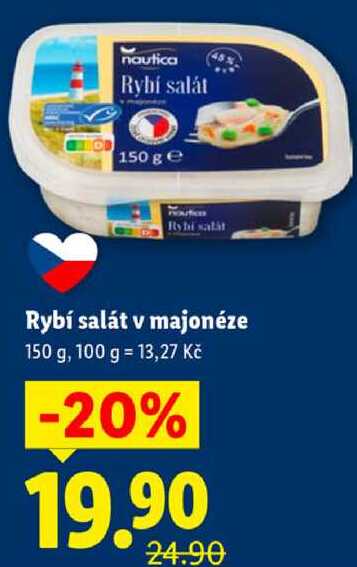 Rybí salát v majonéze, 150 g