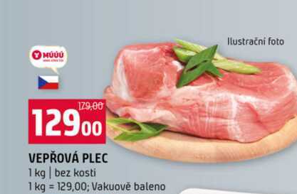 VEPŘOVÁ PLEC 1 kg bez kosti 