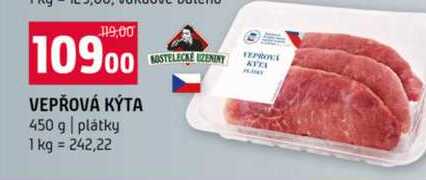 VEPŘOVÁ KÝTA 450 g plátky 