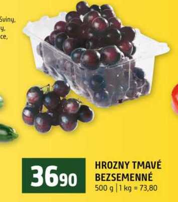 HROZNY TMAVÉ BEZSEMENNÉ 500 g 