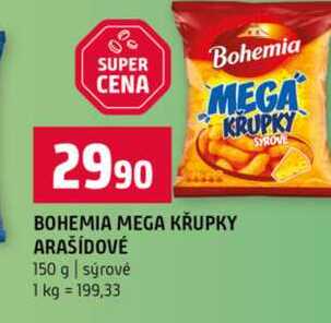 BOHEMIA MEGA KRUPKY ARAŠÍDOVÉ 150 g sýrovė