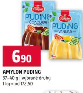 AMYLON PUDING 37-40 g vybrané druhy  