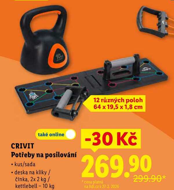 CRIVIT Potřeby na posilování 