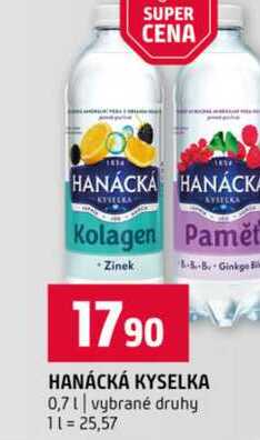 HANÁCKÁ KYSELKA 0,7l vybrané druhy