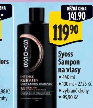   Syoss Šampon na vlasy  440 ml 