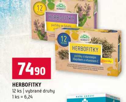 HERBOFITKY 12 ks vybrané druhy 