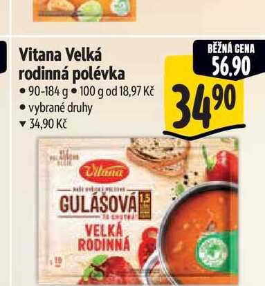 Vitana Velká rodinná polévka 90-184 g 