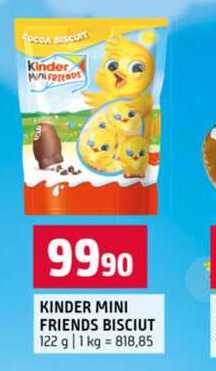 KINDER MINI FRIENDS BISCIUT 122 g