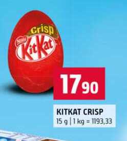 KITKAT CRISP 15 g 