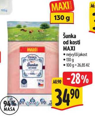   Šunka od kosti MAXI 130 g
