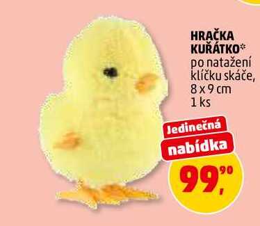 HRAČKA KUŘÁTKO, 1 ks