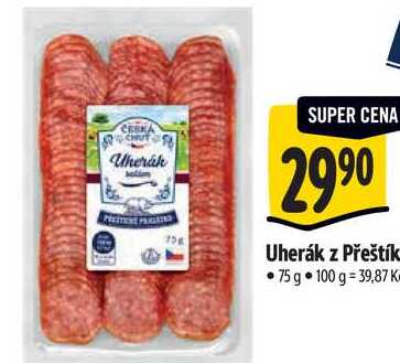 Uherák z Přeštíka, 75 g 