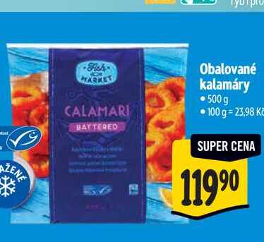   Obalované kalamáry  500 g 