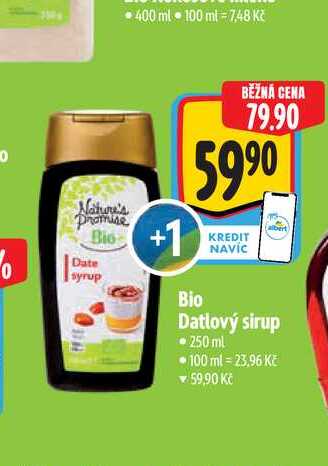 bio Datlový sirup 250 ml 
