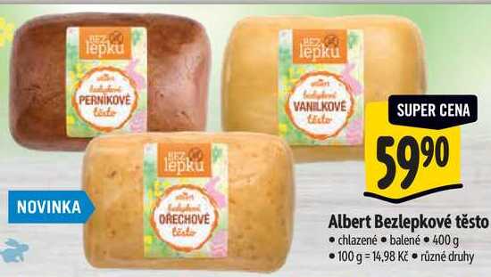 Albert Bezlepkové těsto, 400 g