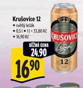Krušovice 12 0,5 l