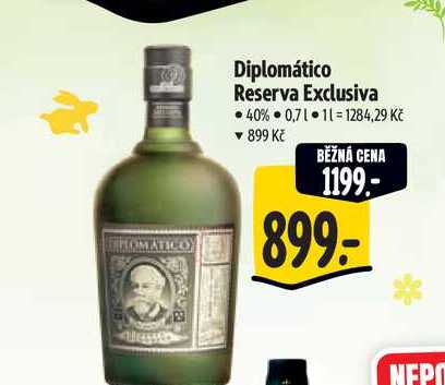   Diplomático Reserva Exclusiva    0,7 l