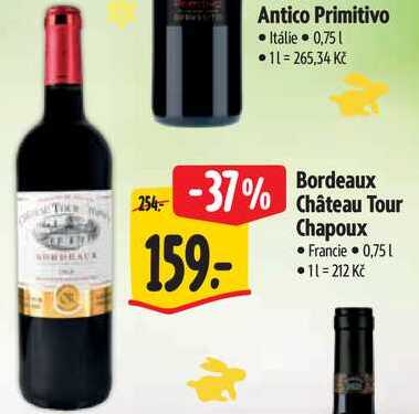 Bordeaux Château Tour Chapoux, 0,75 l